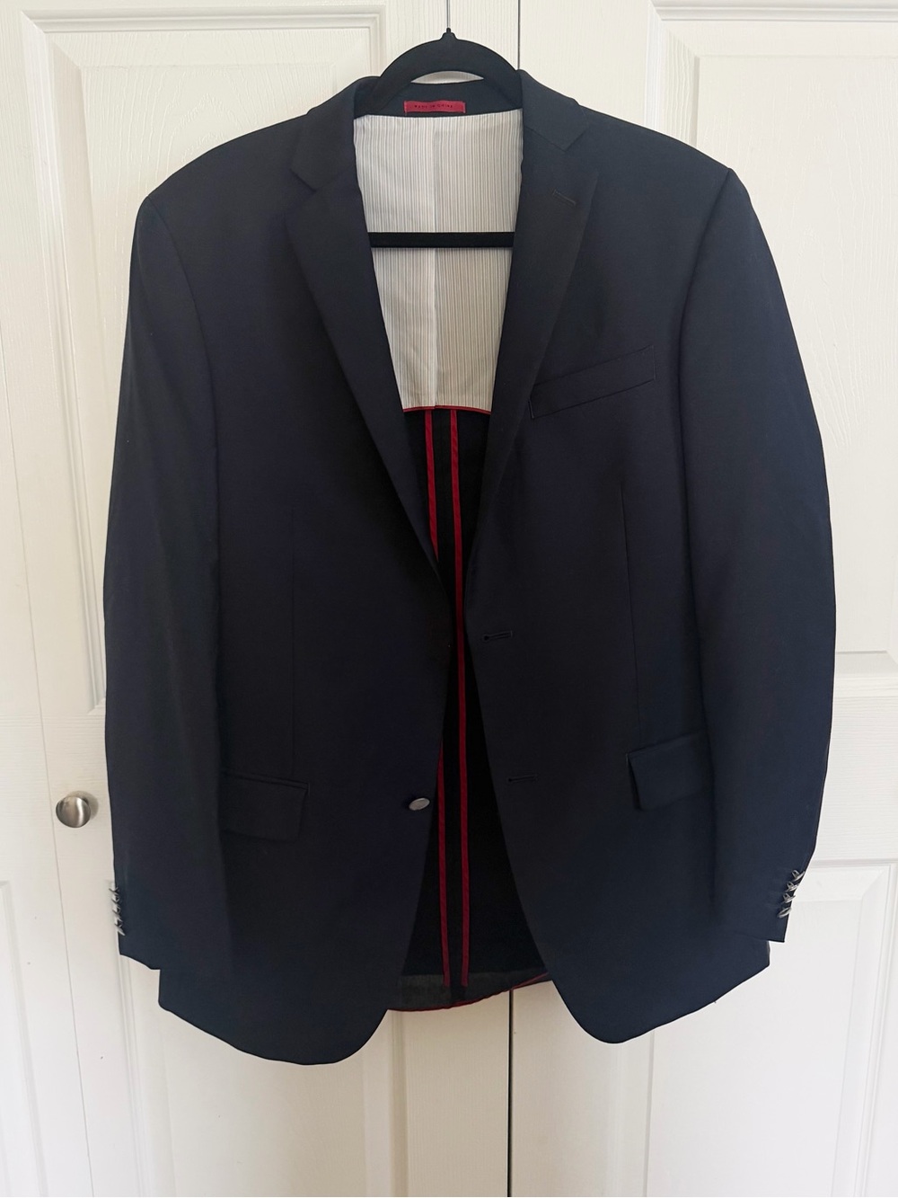 Alfani Men's Navy Single-Breasted Blazer